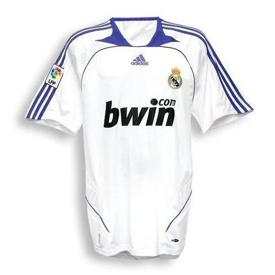 Mens Real Madrid Retro Home Jersey 2007/08
