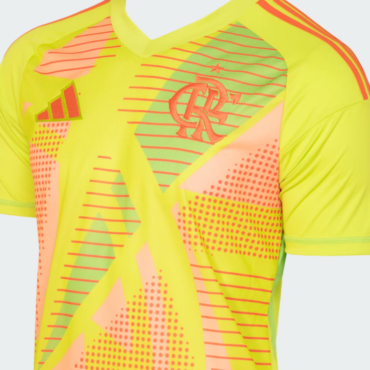 Flamengo Jersey Goalkeeper Yellow 2025/26