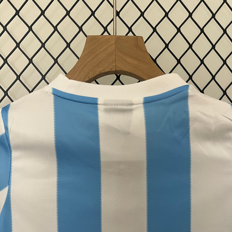 Argentina Home Retro 1986 Kids Kit - Le Coq Sportifit