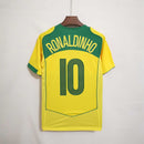 Brazil Retro Home 2004 Jersey