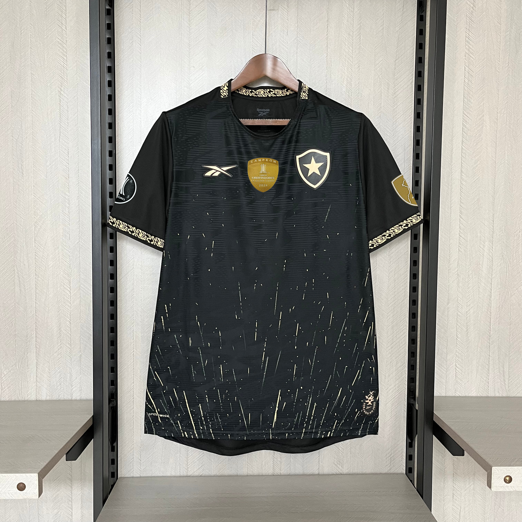 Botafogo 24/25 II Away Jersey Patchs Campeao Libertadores