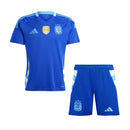 Argentina Away Kids Kit 2024 - Patch Fifa World Champions 2022