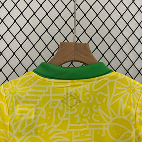 Brazil Home Retro Kids Kit 2024