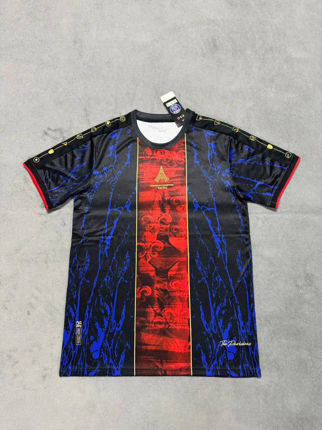 Paris Saint-Germain 25/26 European Champions Royal Jersey - Fan Version