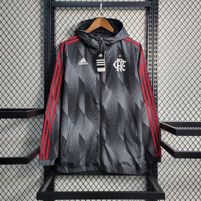 Flamengo Windbreaker Jacket Gray - Corta Vento