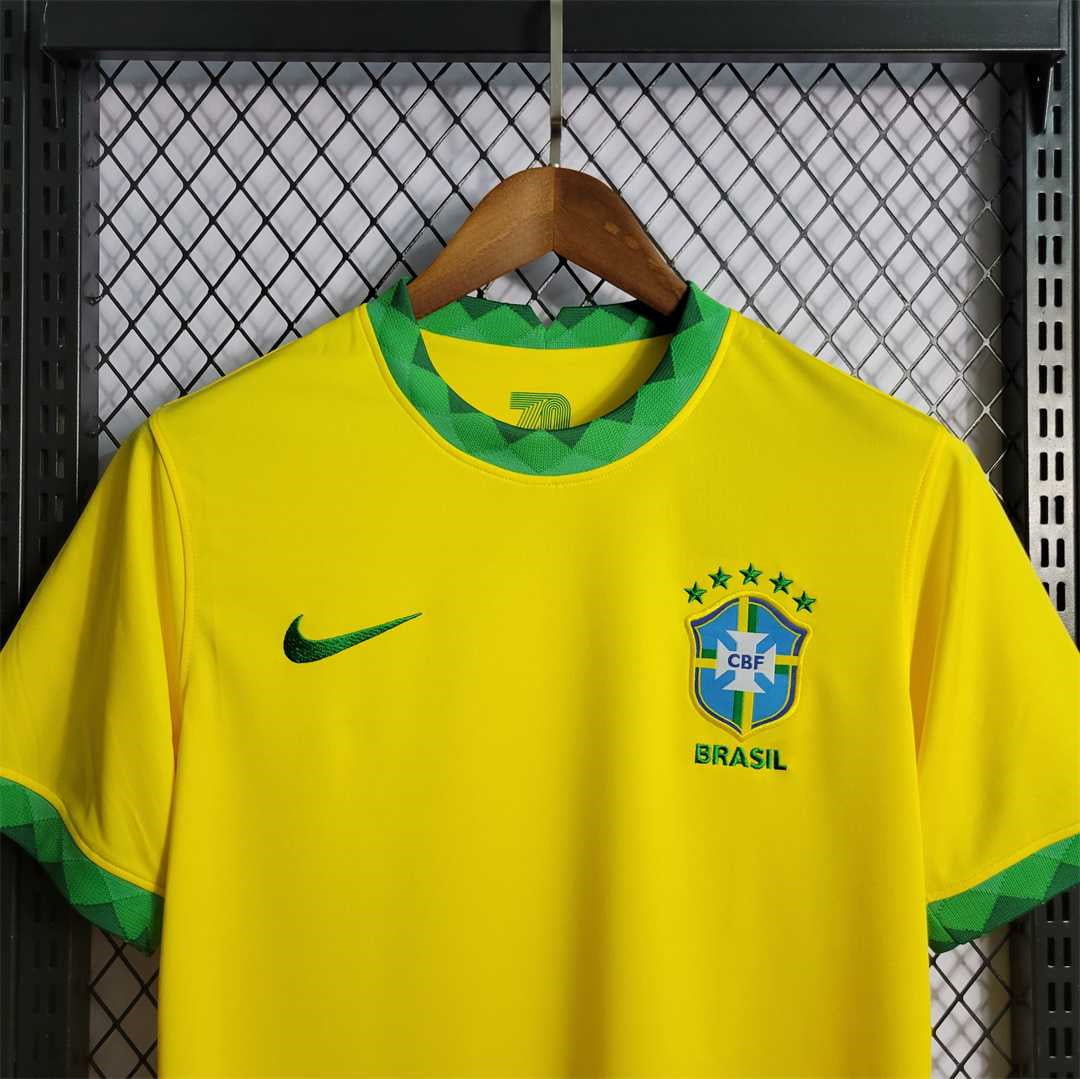 Brazil Retro Home 2021 Jersey