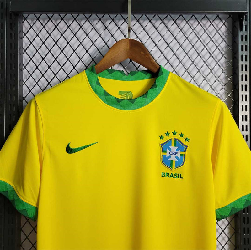 Brazil Retro Home 2021 Jersey