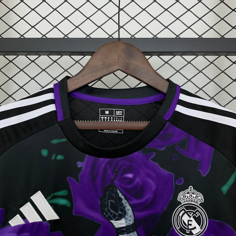 Real Madrid 2025/26 Purple Snake Jersey - Fan Version