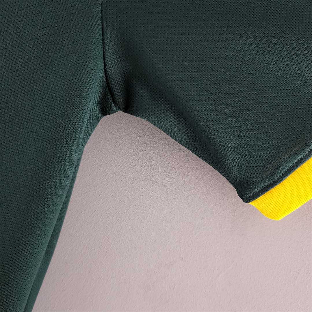 Brazil Retro Goalkeeper Green 1998 Jersey