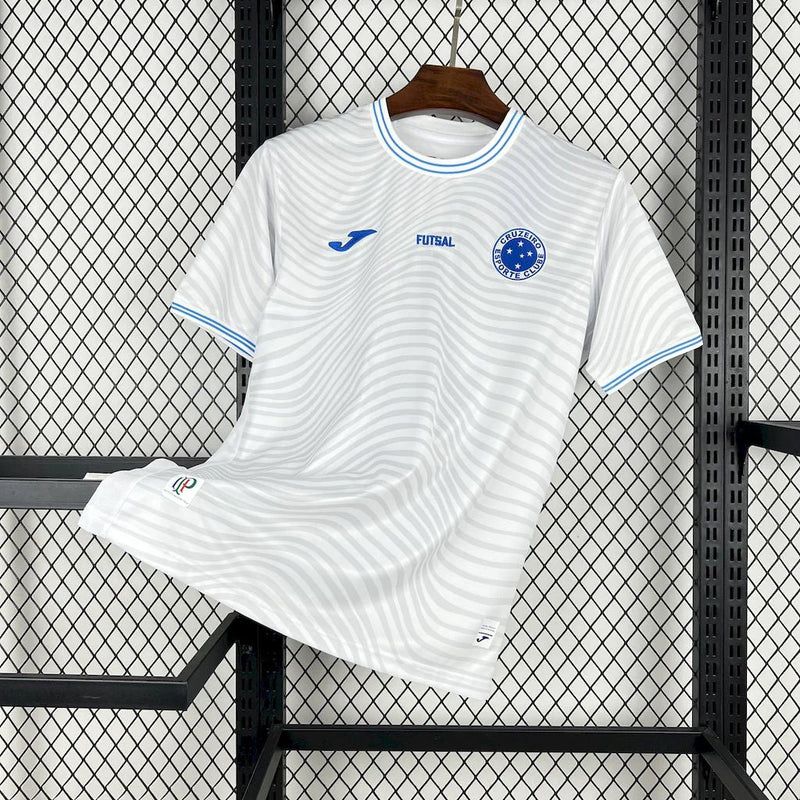 Cruzeiro White Jersey Futsal - Fan Version