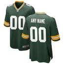 Green Bay Packers - Custom NFL Game Jersey - Green
