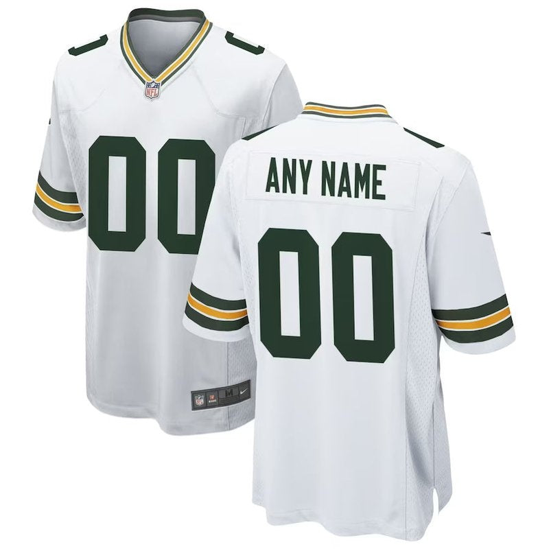 Green Bay Packers - Custom NFL Game Jersey - Green - White