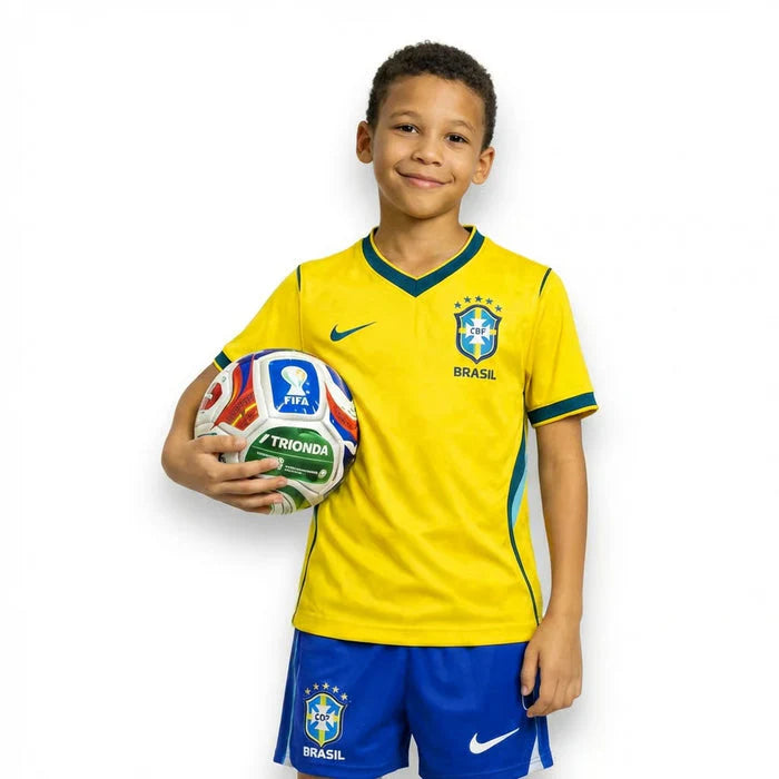 Kids Kit Brazil Home - World Cup 2026