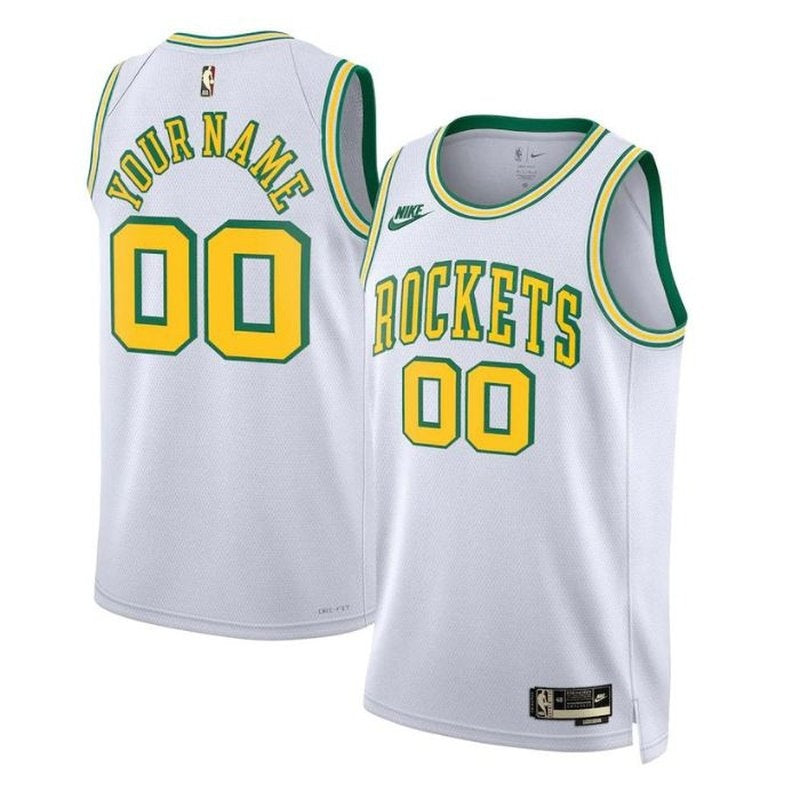 Houston Rockets Unisex 2023 NBA Jersey - Classic Edition - White