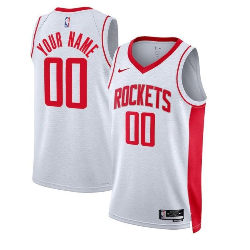 Houston Rockets Unisex 2023 White NBA Jersey - Association Edition