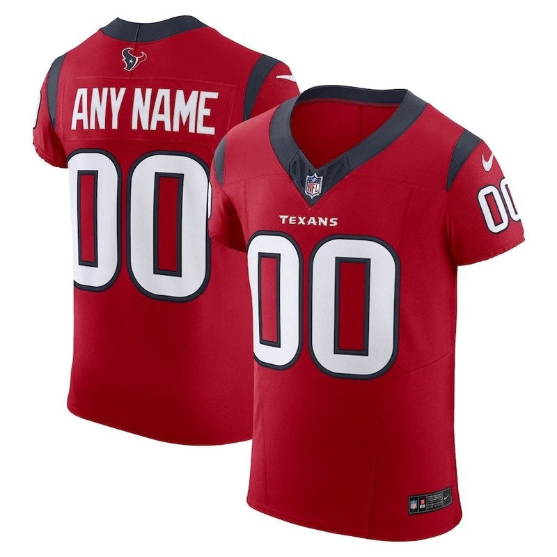 Houston Texans - Alternate Custom NFL Jersey - Red