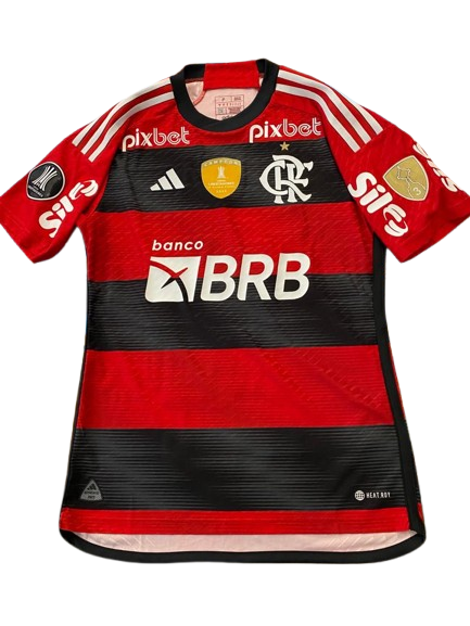 Flamengo 2023 I Home Jersey - All Sponsors 3 Patch CAMPEAO LIBERTADORES- Player Version