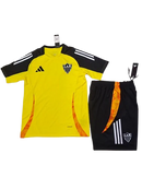 Atletico Mineiro Short Training Suit Black Yellow Kit 2025/26