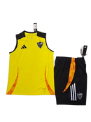 Atletico Mineiro Short Training Suit Black Yellow Kit 2025/26