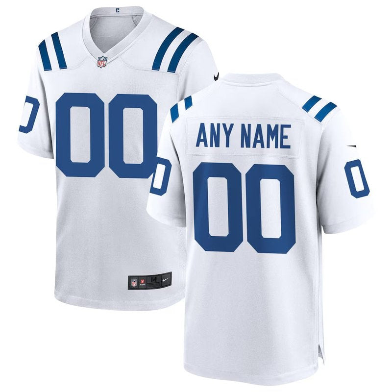 Ind. Colts - Custom NFL Game Jersey - White