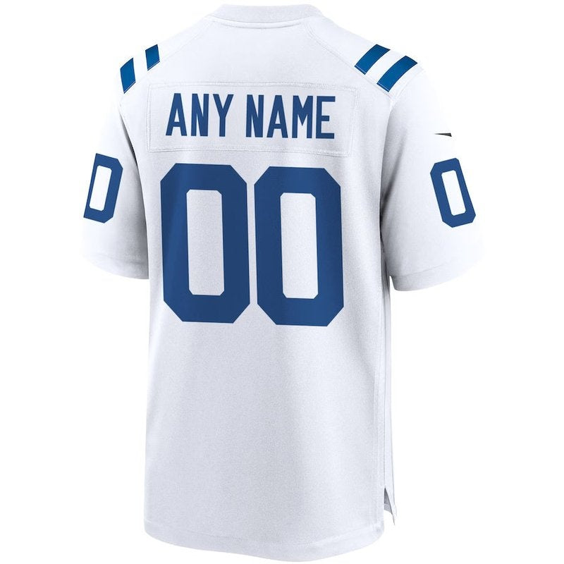 Ind. Colts - Custom NFL Game Jersey - White