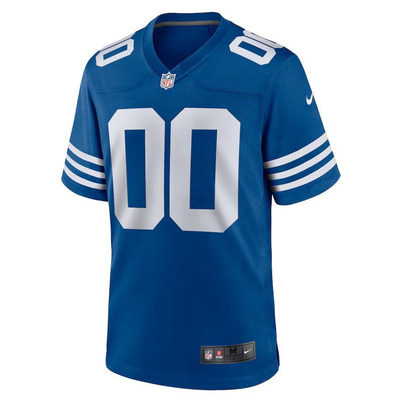 Ind. Colts - Royal Alternate Custom NFL Jersey