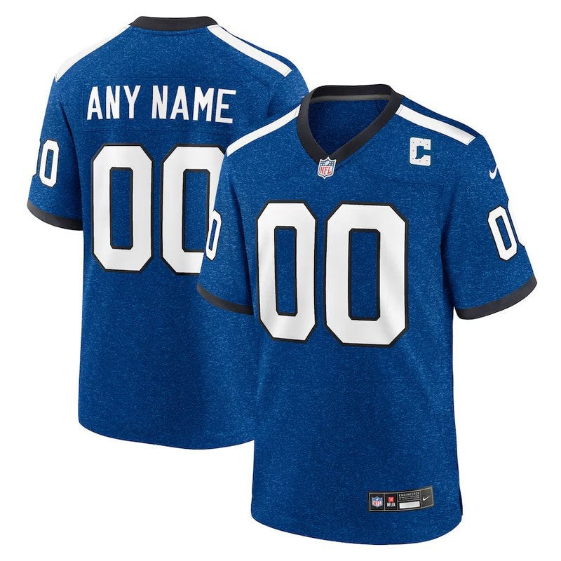 Indiana Nights Ind. Colts - Alternate Custom NFL Game Jersey - Blue