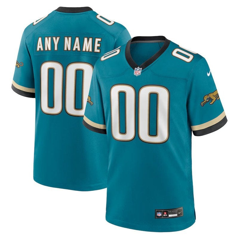 Jacksonville Jaguars - Prowler Throwback Custom NFL Game Jersey - Teal