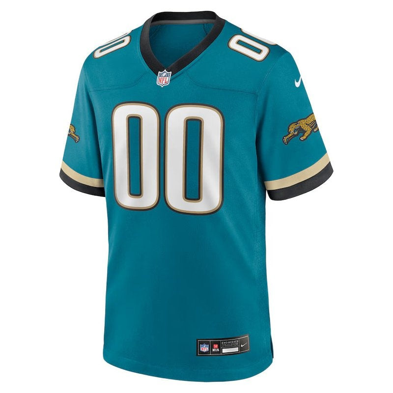 Jacksonville Jaguars - Prowler Throwback Custom NFL Game Jersey - Teal