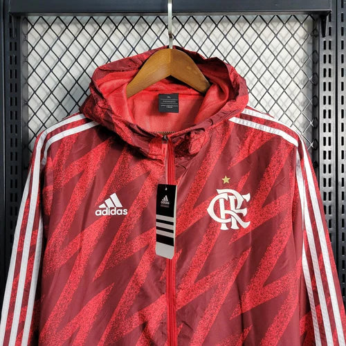 Flamengo Windbreaker Jacket Red - Corta Vento