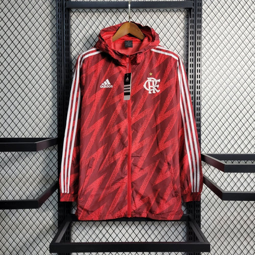 Flamengo Windbreaker Jacket Red - Corta Vento