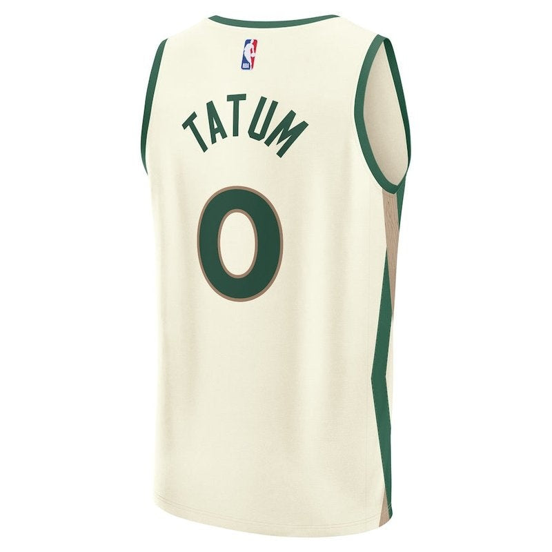 Jayson Tatum Boston Celtics Fanatics Branded 23/24 Fast Break NBA Jersey - White - City Edition