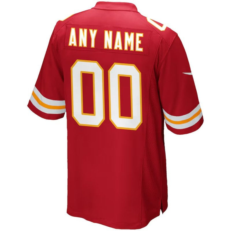 Kansas City Chiefs - Custom NFL Game Jersey - Red