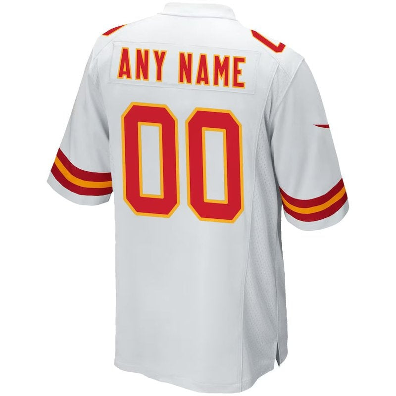 Kansas City Chiefs - Custom NFL Game Jersey - White