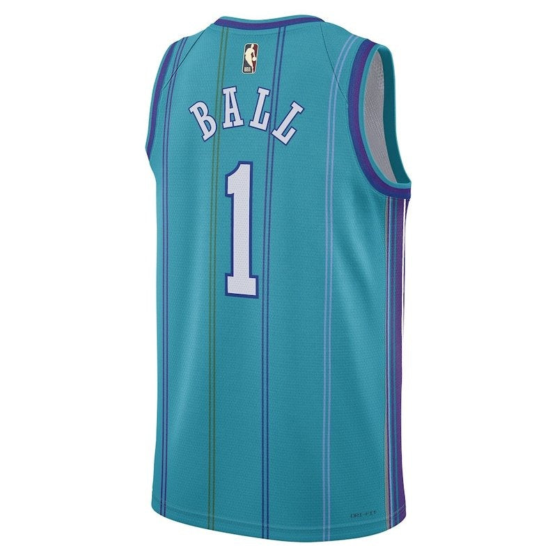 LaMelo Ball Charlotte Hornets Jordan Brand Unisex 23/24  NBA Jersey - Classic Edition - Teal