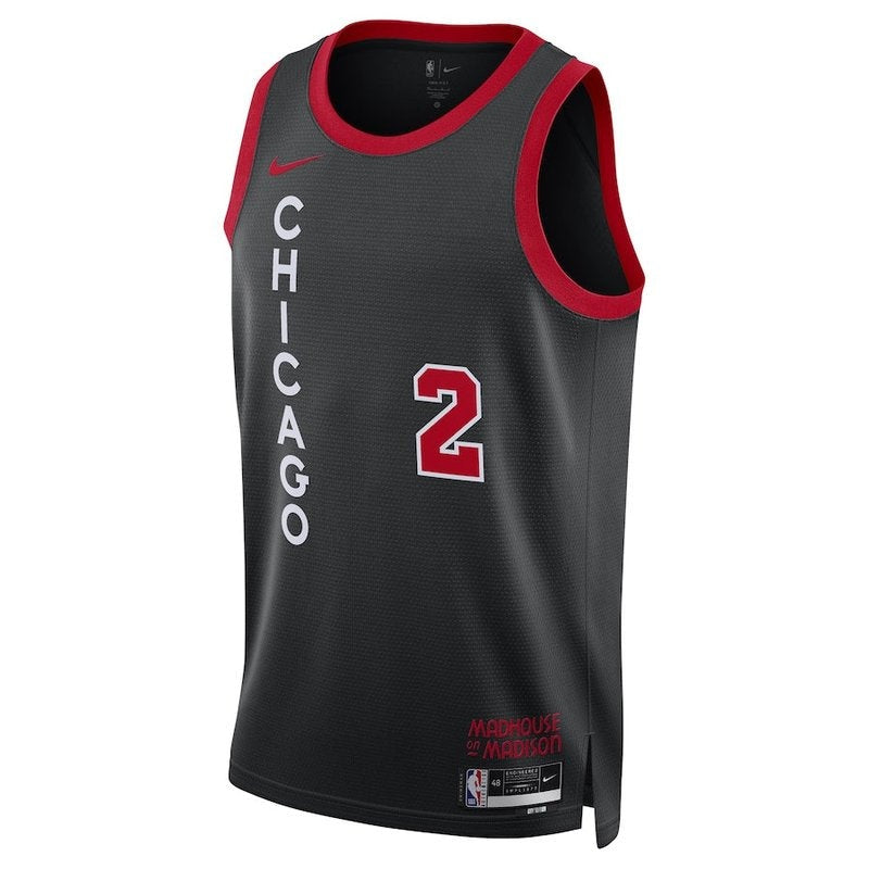 Lonzo Ball Chicago Bulls Unisex 23/24 NBA Jersey - Black - City Edition