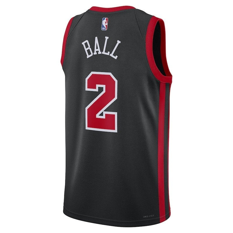 Lonzo Ball Chicago Bulls Unisex 23/24 NBA Jersey - Black - City Edition