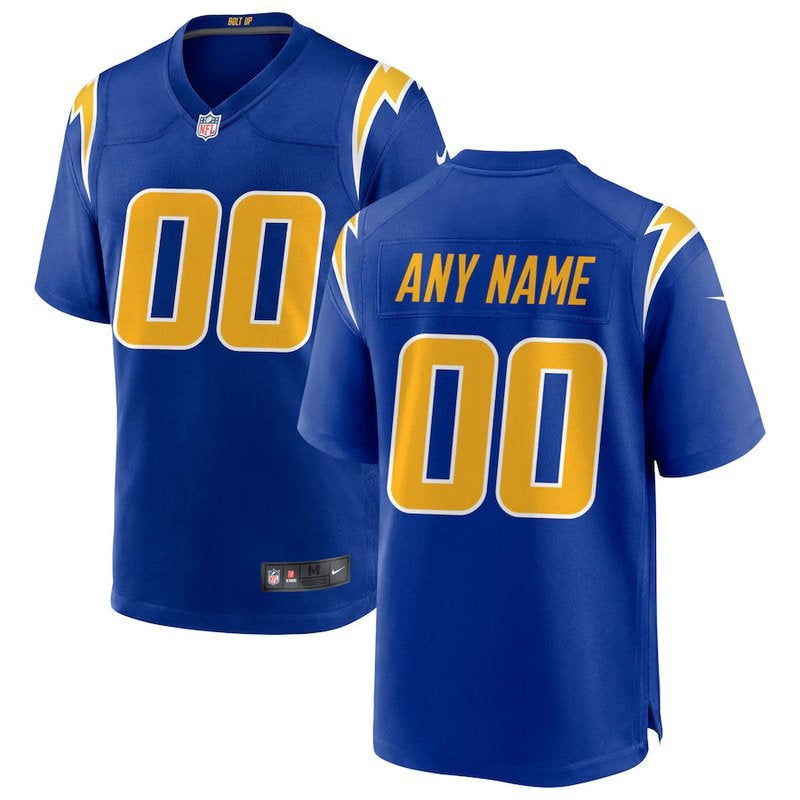 Los Angeles Chargers - Royal Alternate Custom NFL Game Jersey