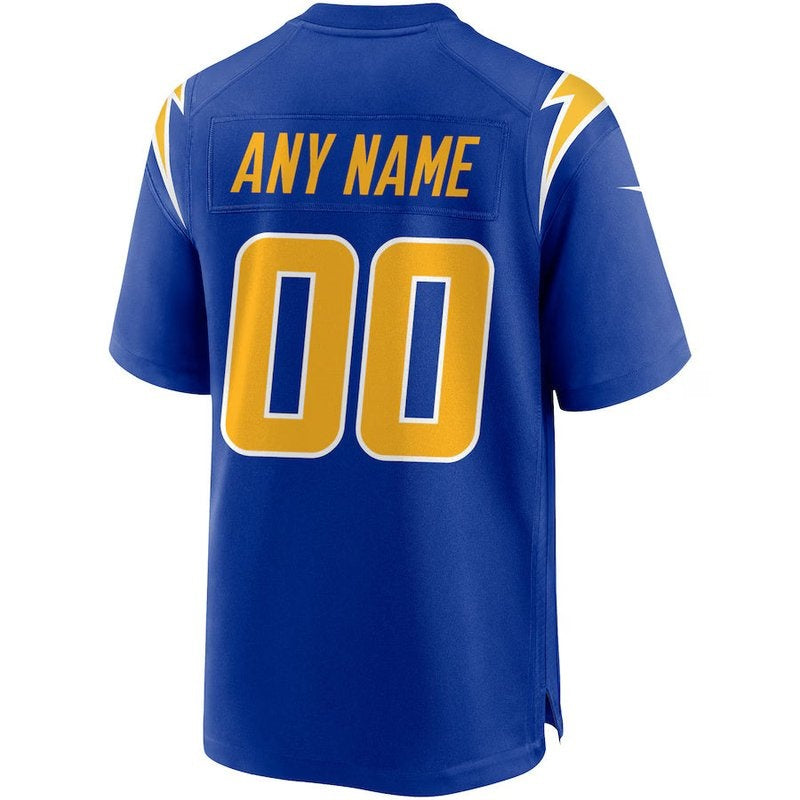 Los Angeles Chargers - Royal Alternate Custom NFL Game Jersey