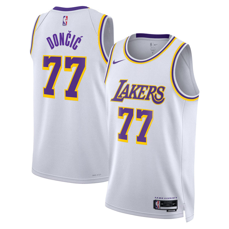 Luka Dončić - Los Angeles Lakers Association Edition 2024 NBA Jersey - White - Unisex