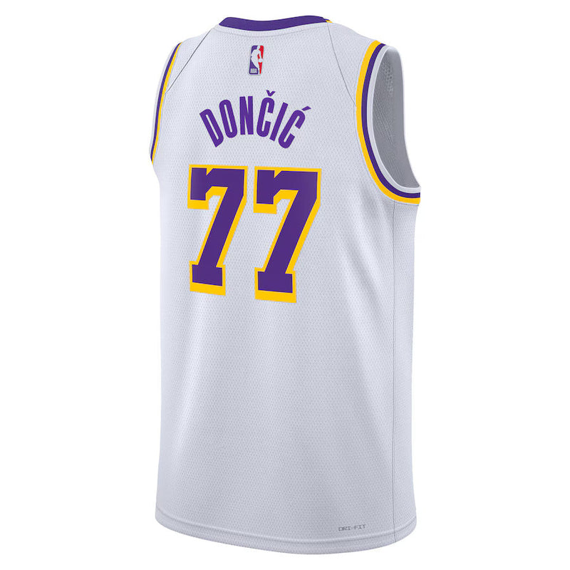 Luka Dončić - Los Angeles Lakers Association Edition 2024 NBA Jersey - White - Unisex