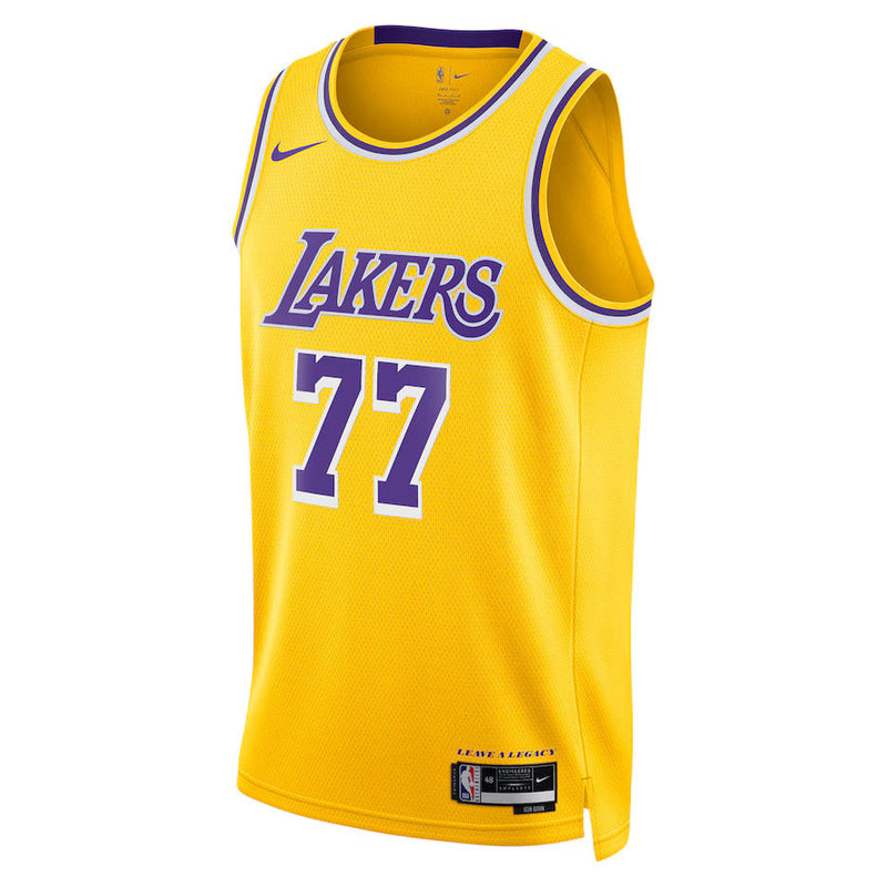 Luka Dončić - Los Angeles Lakers Icon Edition 2024 NBA Jersey - Gold - Unisex