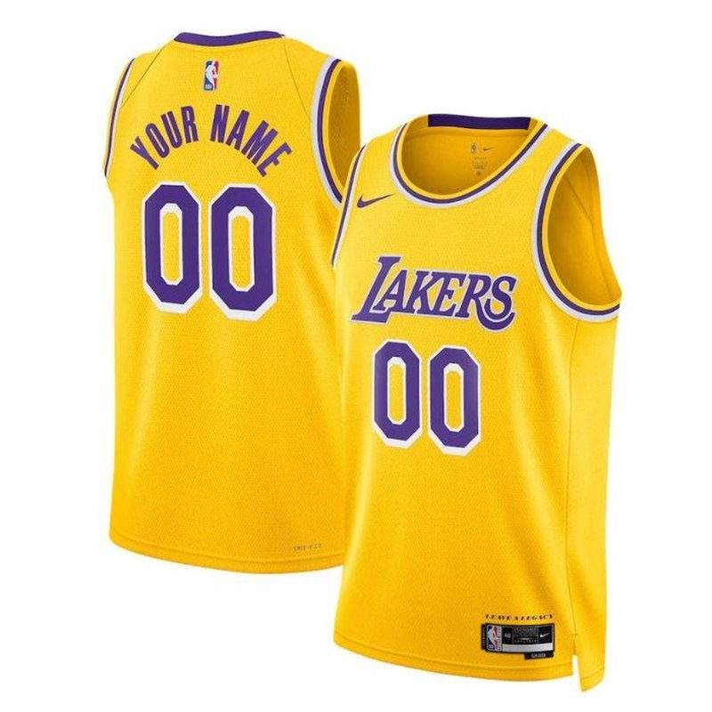 Los Angeles Lakers Unisex 2023 NBA Jersey Gold - Icon Edition