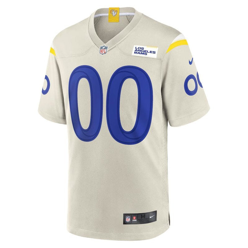 Los Angeles Rams - Bone Custom NFL Game Jersey