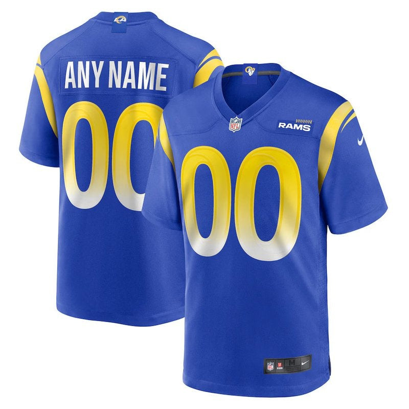 Los Angeles Rams - Royal Custom NFL Game Jersey