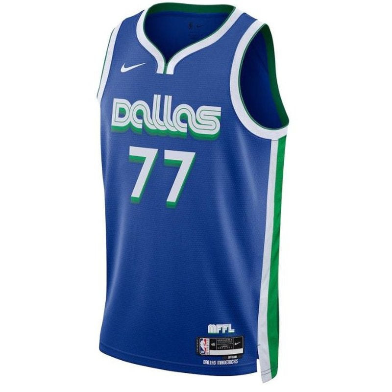 Luka Dončić - Dallas Mavericks Unisex 2023 NBA Jersey - City Edition - Blue