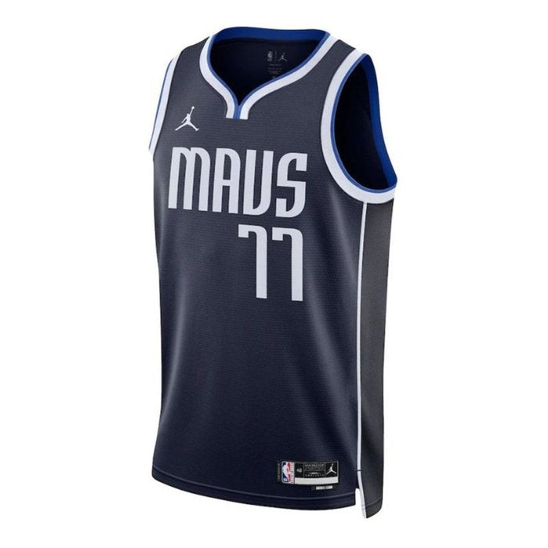 Luka Dončić - Dallas Mavericks Unisex 2023 Statement Edition NBA Jersey - Navy