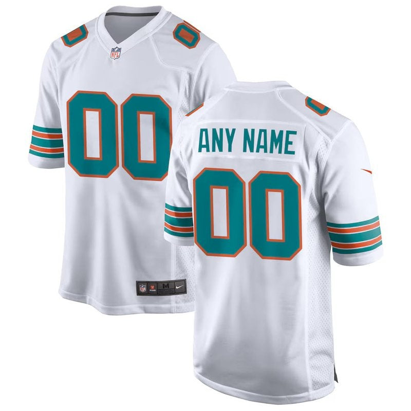 Miami Dolphins - Alternate Custom NFL Game Jersey - White