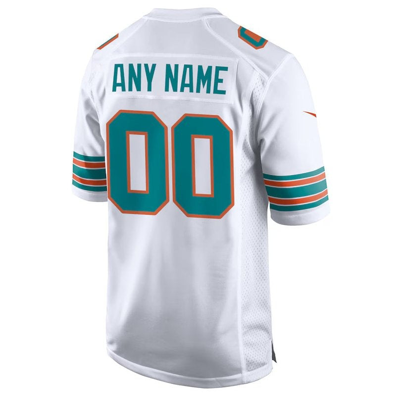 Miami Dolphins - Alternate Custom NFL Game Jersey - White