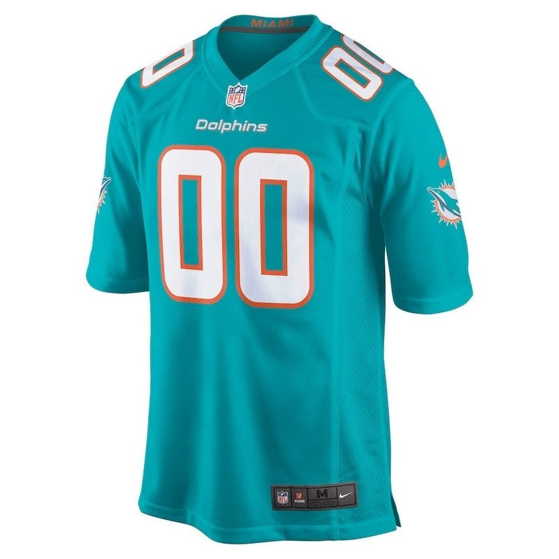 Miami Dolphins - Aqua Custom NFL Game Jersey